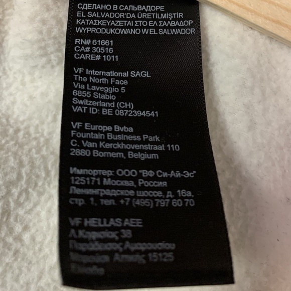 The North Face Pullover Girls Size L 14-16 Gray White Fleece Jacket - Picture 11 of 14